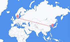Flights from Jinju to Copenhagen