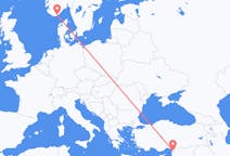 Flights from Hatay Province, Turkey to Kristiansand, Norway