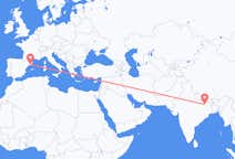 Flyreiser fra Patna, til Barcelona