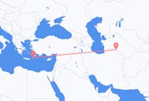 Flyreiser fra Asjkhabad, til Karpathos