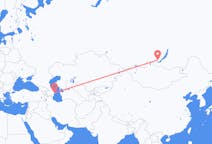 Flights from Baku, Azerbaijan to Irkutsk, Russia