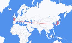 Flyreiser fra Kobe, Japan til Santander, Spania