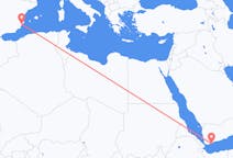 Flug frá Aden til Alicante