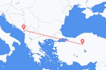 Vluchten van Podgorica naar Ankara