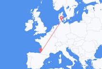 出发地 丹麦出发地 森纳堡目的地 法国比亚里茨的航班