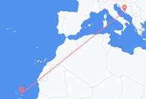 Flyreiser fra Sal, til Split