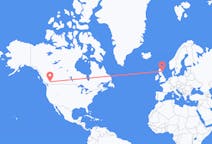 Flyrejser fra Kamloops, Canada til Aberdeen, Skotland