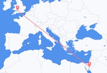 Flights from Aqaba, Jordan to Bristol, the United Kingdom