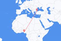 Flyreiser fra Benin by, til Istanbul