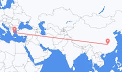 Flights from Yueyang, China to Skyros, Greece