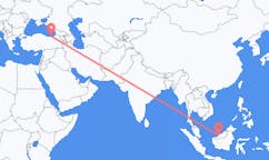 Loty z Sibu w Malezji do Trabzonu w Turcji