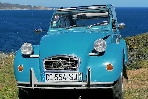 Privat kommenterad utflykt i Argelès-sur-Mer i 2 CV Citroën