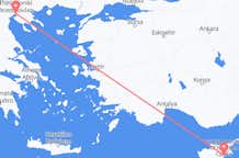 Vluchten van Larnaca naar Thessaloniki