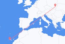 Flights from San Sebastián de La Gomera, Spain to Rzeszów, Poland