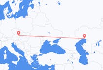 Flyreiser fra Atyrau, Kasakhstan til Vienna, Østerrike