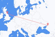 Fly fra Rostov-na-Donu til Durham, England