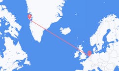 Flights from Amsterdam, Netherlands to Qeqertarsuaq, Greenland