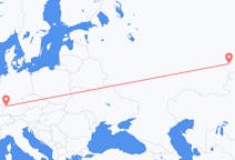 Fly fra Tsjeljabinsk til Karlsruhe