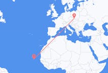 Flights from Praia in Cape Verde to Ostrava in Czechia