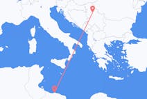 Loty z Trypolis w Libii do Belgradu w Serbii