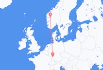 Flyreiser fra Sogndal, Norge til Karlsruhe, Tyskland
