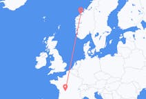 出发地 法国出发地 利摩日目的地 挪威莫尔德的航班