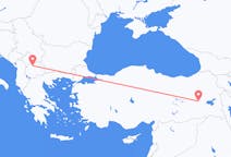 Flyg från Skopje, Nordmakedonien till Mus, Turkiet