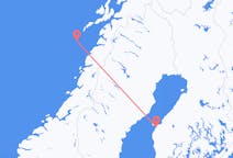 Vluchten van Røst naar Vaasa
