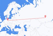 Fly fra Krasnojarsk til Berlin