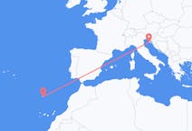 Flyrejser fra Pula, Kroatien til Funchal, Portugal