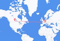 Flyg från Regina, Saskatchewan, Kanada till Zürich, Schweiz