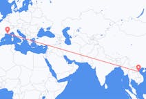 Flyrejser fra Vinh, Vietnam til Marseille, Frankrig