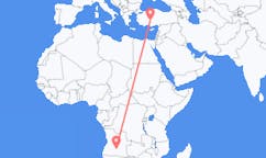 Flüge von Menongue, Angola nach Konya, die Türkei