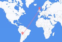 Flyrejser fra Tarija, Bolivia til Edinburgh, Skotland