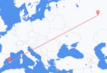 Voli da Kazan’, Russia a Palma de Mallorca, Spagna