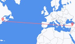 Flyreiser fra Rockland, USA til Malatya, Tyrkia