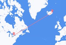 Рейсы из Торонто, Канада в Эйильсстадир, Исландия