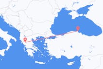 Loty z Synopa, Turcja do Joanniny, Grecja