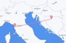 Flyreiser fra Pisa, til Banja Luka