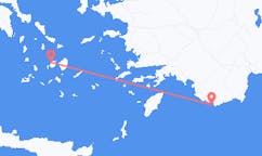 Flights from Kastellorizo, Greece to Parikia, Greece