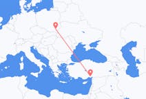 Flyg från Adana, Turkiet till Rzeszów, Polen