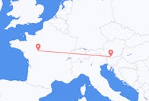 Flyrejser fra Tours, Frankrig til Klagenfurt, Østrig