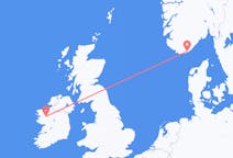 Flyg från Kristiansand, Norge att knacka, Irland