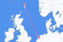 Flights from Shetland Islands, the United Kingdom to Amsterdam, the Netherlands