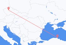 从锡诺普飞往布拉格的航班