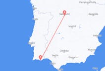 Flyrejser fra Valladolid, Spanien til Faro Distrikt, Portugal
