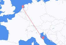 Flyg från Amsterdam, Nederländerna till Ancona, Italien