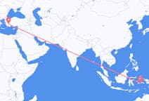 Flyg från Ambon, Maluku, Indonesien till Denizli, Turkiet