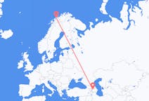 Vols de Gandja, Azerbaïdjan vers Tromso, Norvège