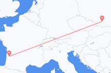 Flyrejser fra Bordeaux til Krakow